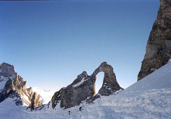 Skiing with the English (Wednesday, 11. February 1998) Some pictures from the skiing holidays with the English. Peter, Ray, Mark, and others