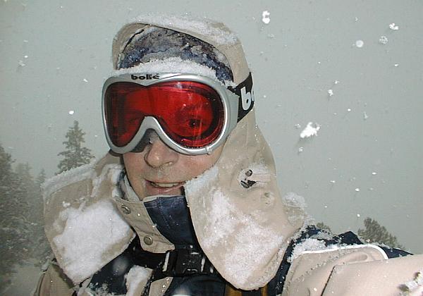 Skiing I (Saturday, 20. January 2001) Skiing with my English friends in Meribel