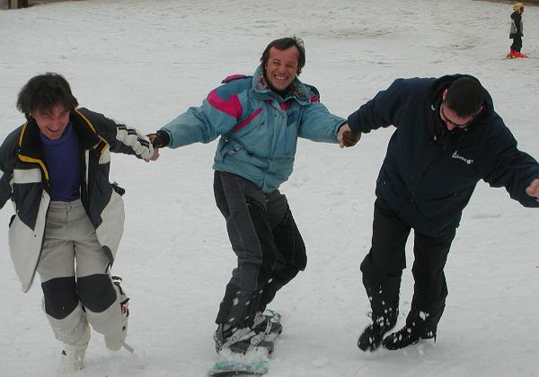 Bliss Ski Outing (Thursday, 14. March 2002) We go all together to Villard de Lans for our annual outing. The weather and the snow are so bad that we decide to go...