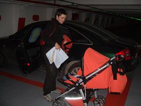 IMGP4271 Die Ankunft in der Tiefgarage