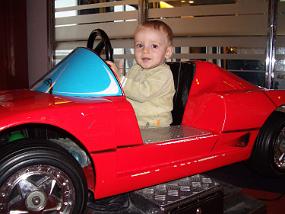 David va en voiture