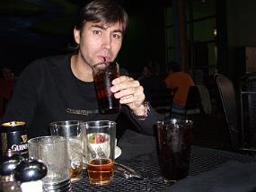 Free refill means 3 cokes for David before he realizes
