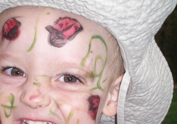Fasching (Wednesday, 30. January 2008) Seit einer Woche feiert David in der Schule den Fasching. Heute muss er etwas von Papa un Mama anziehen und gestern wars...