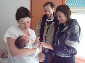 Fulvio and Maite (Peter and Nuria just gone when the photographer arrived