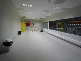 Empty control room