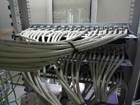 Network cables now almost correctly assembled