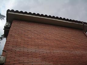 Half the gutter
