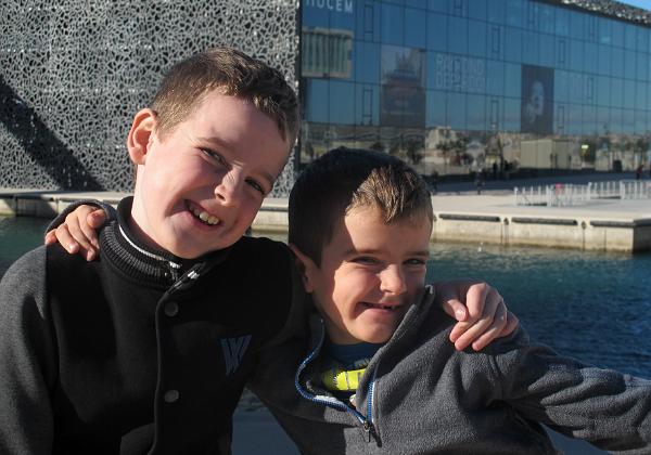 Marseille (Sunday, 04. January 2015) Une ballade à Marseille avec les enfants. Mucem, la grande roue, ...