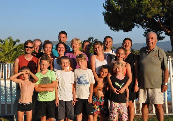 Corse (Friday, 07. August 2015) Photos de groupe en Corse avec les parents de Armand,