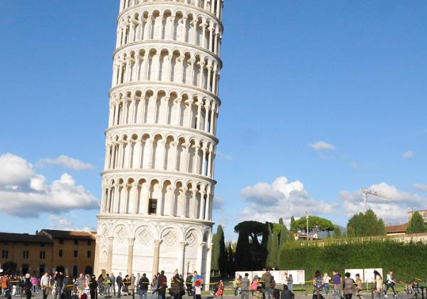Pisa (Saturday, 17. October 2015) Beginning of our Italy Greece Trip with the children.