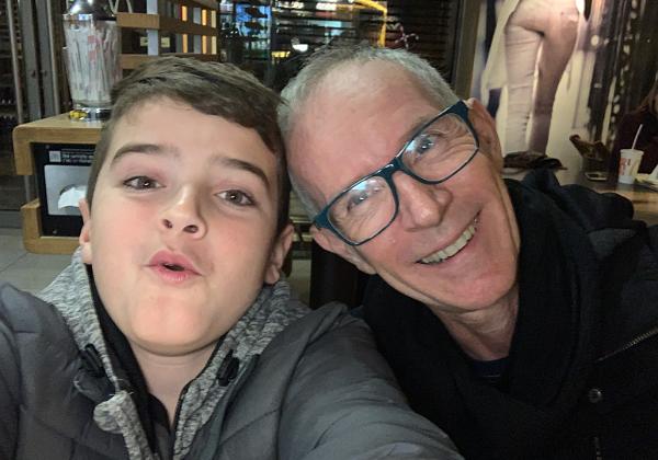 Tom und Papa (Sunday, 06. January 2019) Sebstportrait