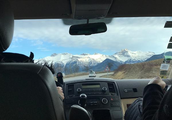 Way back (Friday, 03. January 2020) On the way back from Grenoble